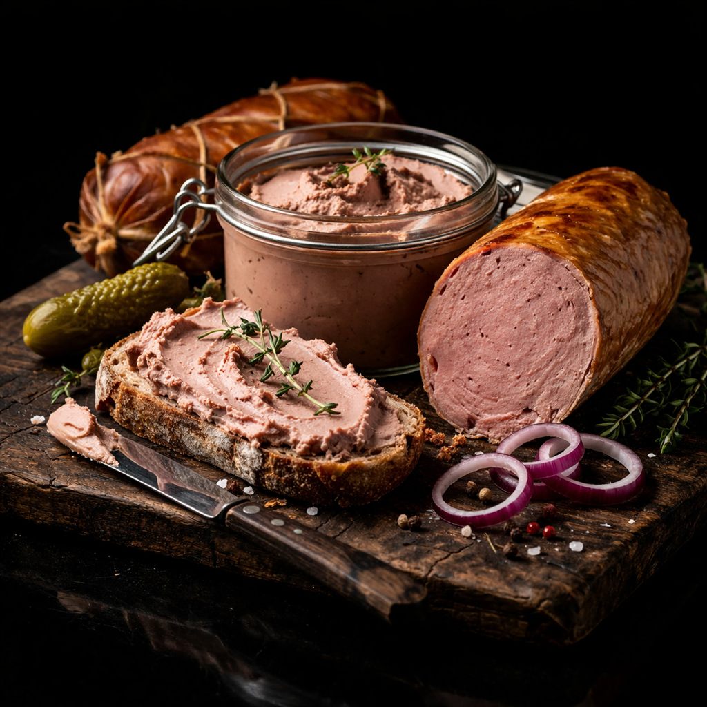 Hausmacher Wurst für rustikale Brotzeit und deftige Feinkostplatten